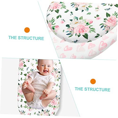 Housse couffin imprimé Toddmomy lot de 2 draps doux pour bébé dodo