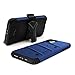 Zizo Bolt Cover - Case for iPhone 11 with Military Grade + Glass Screen Protector & Kickstand and Holster (Blue/Black)