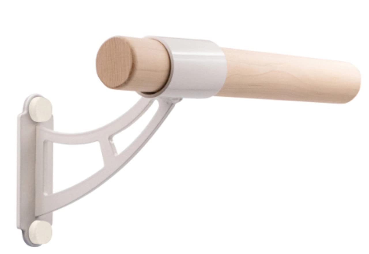 VITA Barre Wall-Mounted Single Ballet Barre, Archos, Wood | Fixed Height, Made in USA, Home, Studio or Gym Exercise Equipment for Kids & Adults |
