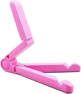 Daoco Soporte para teléfono ajustable, plegable, para tabletas, de ABS, color rosa