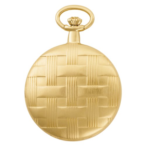 Image of Charles Hubert 3841-G Gold-Plated Mechanical Pocket Watch