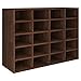 vidaXL Etagère à Chaussures Range-chaussures Organisateur de Chaussures Meuble de Rangement Couloir Entrée Aggloméré 92x30x67,5 cm Chêne Marron