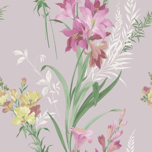Belgravia Decor Thalia Floral Botanical Themed Wallpaper Perfect for Feature