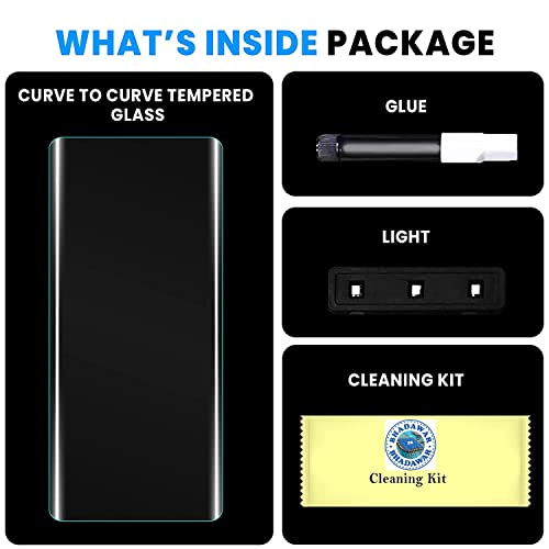Image of {PACK OF 1 Tempered Glass Design for Oppo Reno 6 Pro Advanced Border Less Full Edge to Edge 3D Curved UV Screen Protector and Easy Installation Kit