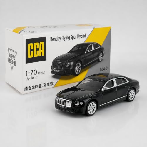 Image of Wizplex CCA Officially Licensed Bentley Flying Spur Hybrid 1:64 Die Cast Metal Car - Collectible Alloy Luxury Sedan with Free-Rolling Wheels, Display Showpiece for Kids 3+ & Car Enthusiasts