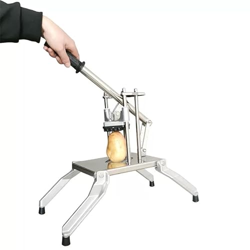 DuboxX Potato Slicing Machine, French Fries Machine, Cucumber Slicing Machine, Stainless Steel Material, Sturdy And Durable, High Work Efficiency,all