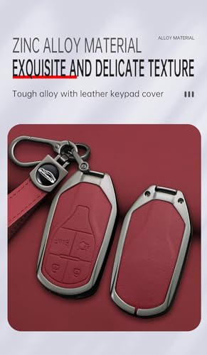 Coque de clé Maserati au look drapeau rouge idéal pour protéger votre télécommande - 4