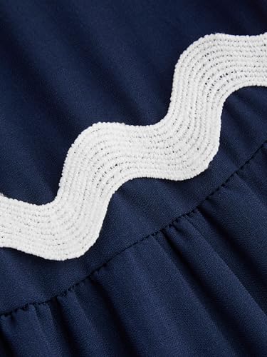 CIDER Maxi Dress Tiered A Line Beach Square Neck Summer High Waist Sleeveless Flowy Long Dress3