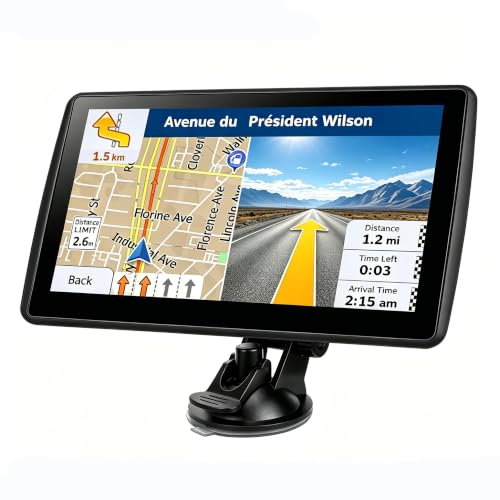 7'' GPS Navigator for Car - 2026 North America Maps Free Lifetime Updates