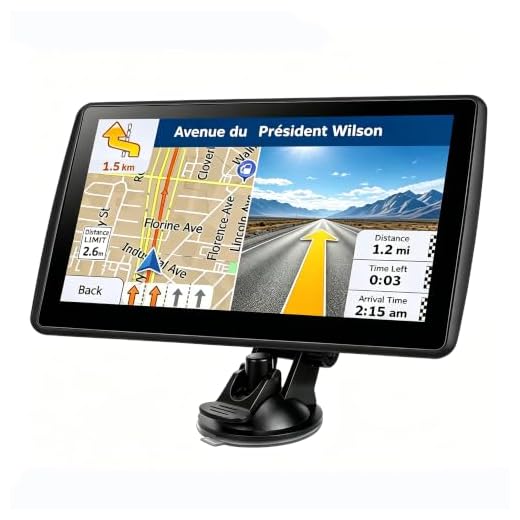 7'' GPS Navigator for Car - 2026 North America Maps Free Lifetime Updates