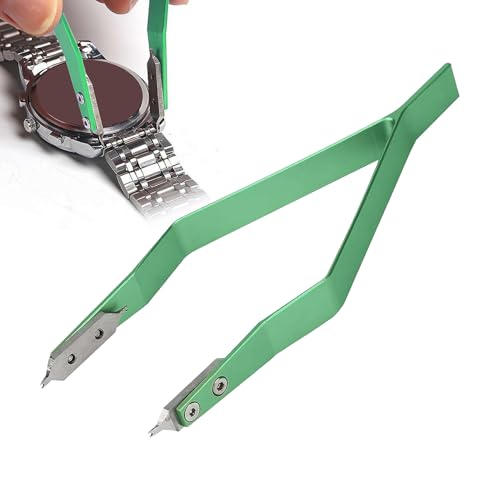 Outil de Démontage de Barre à Ressort de Montre,Ajusteur de Fixation en Forme de V pour Pièces d'Horlogerie - Outil pour Fond de Boîtier de Montre - Pour Grand-père, Débutant, Usage Domestique,