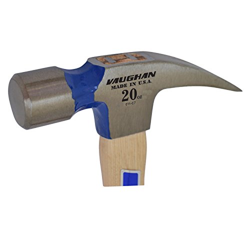 Vaughan 999 20-Ounce Professional Framing Hammer, Smooth Face, White Hickory Handle, 14-Inch Long. #TOP1