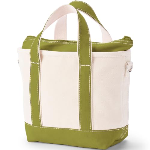 Image of Lands' End Zip Top Canvas Tote Bag