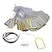 Generic 100x Price Tags with String Attached Clothing Display Tags for Wedding Rings
