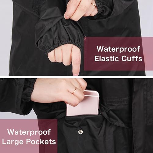Conjunto Impermeable con Tiras Reflectivas para Hombre y Mujer miniatura 5