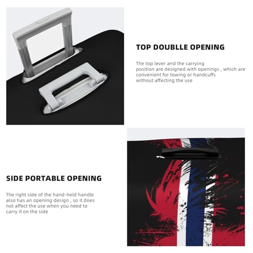 Travel Luggage Cover Norway Norwegia Flag Fashion Washable Baggage Suitcase Protector Fit For Luggage Small4