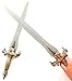 TukTek Kids First Set of 2 Pretend Toy Knight Swords for Boys & Girls Multi