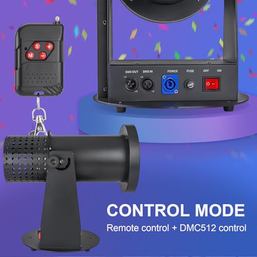 led confetti machine 1500w electric confetti lights confetti blower with remote control digital confetti cannon for dj parties nightclubs weddings stages concerts event shows