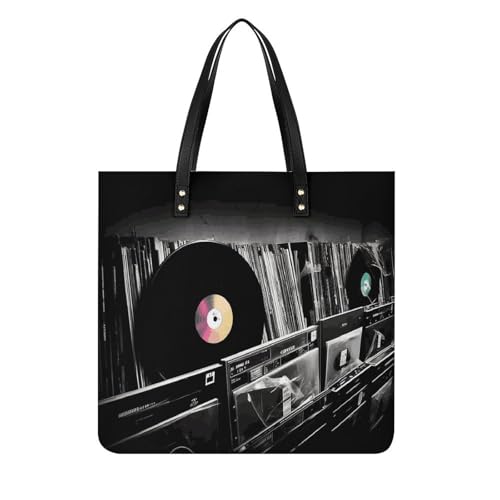 Sacs à main pour femme disques vinyles et sac seau souple tendance