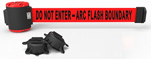 30' Magnetic Wall Mount Barrier, Do Not Enter - Arc Flash Boundary MH5011