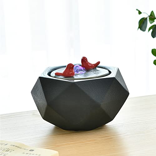 Fontaine d'eau de relaxation pour table et salon avec cascade Feng Shui - 4