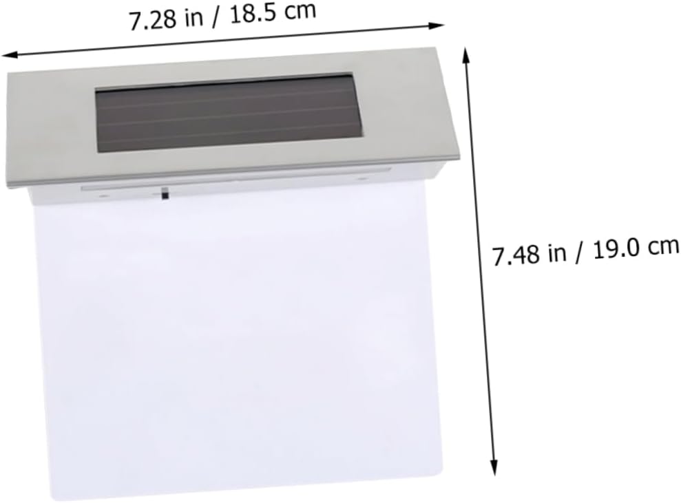 Gadpiparty 2pcs Solar House Number Lamp Led Lighting Weatherproof Address Plaques Solar Door Number Signs for Outdoor Use and Easy Installation