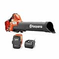 Husqvarna Leaf Blaster 350iB Battery Powered Cordless Leaf Blower, 200-MPH 800-CFM Battery Leaf Blower with Brushless Motor and Quiet Operation, 40V Lithium-Ion Battery and Charger Included