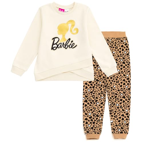 Barbie Toddler Girls' Tan Heart Leopard 2T - image 1