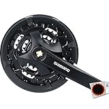 shimano xt bremse einstellen  SHIMANO Kurbelgarnitur FC-MT101 175mm 44-32-22Z. 3x9f. schwarz Fahrrad