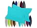 npluseins 2er Pack Baumwoll Kissenbezug - Jersey - viele Farben 1331.1812, ca. 40 x 60 cm, türkis