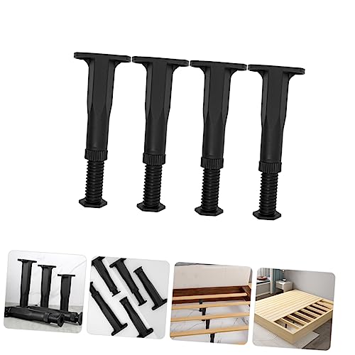 NULYLU Bed Frame Support Adjustable Legs 4pcs Multi-Functional Bed Frame Support Leg Set - Thumbnail 5