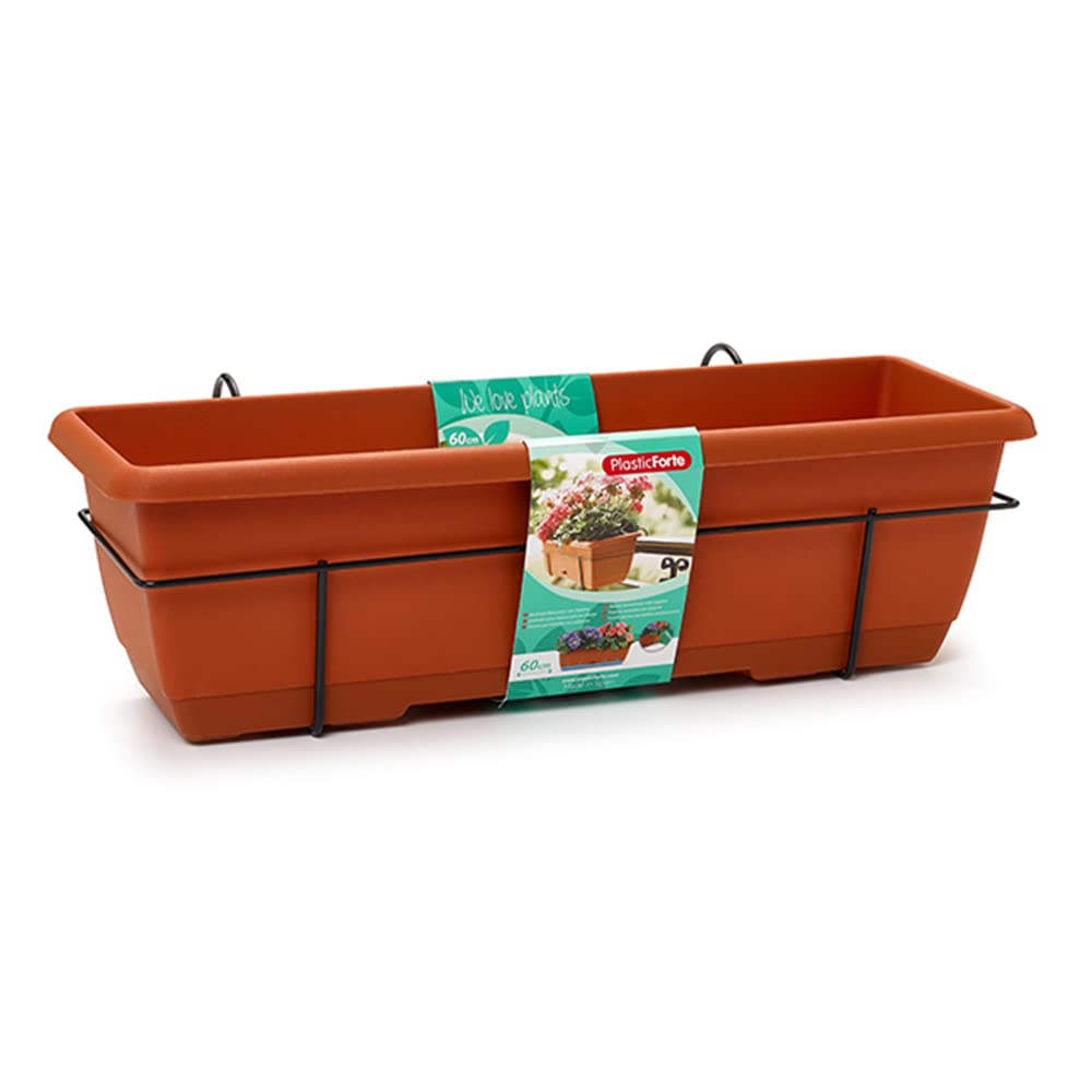Plastic Forte Jardinera con Soporte 60 cm 11908