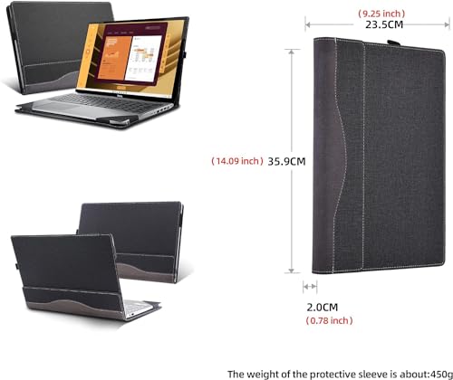 Funda para portátil Dell Latitude 5550 15.6 pulg PU cuero miniatura 4