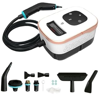 Nettoyeurs Vapeur éLectriques, Portable Nettoyeur Vapeur Pour Canapé Vitre Maison Nettoyeur Vaporisateur Appareil Vapeur a Main, 6 Niveaux,1500w