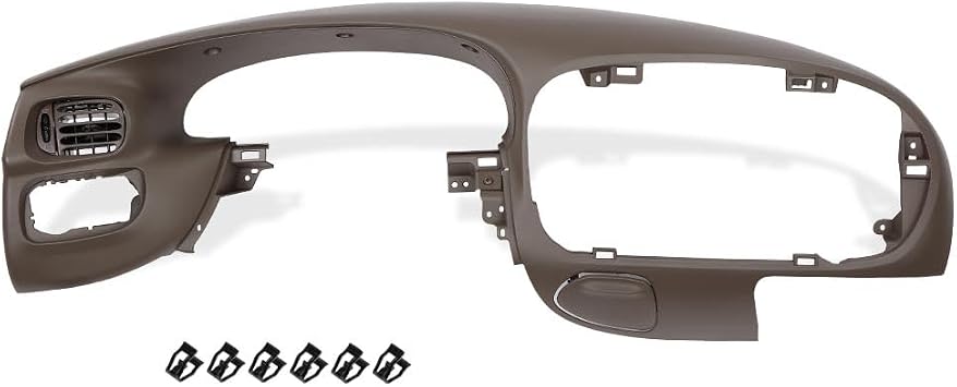 CHEDA Center Front Brown Dash Pad Bezel Cover