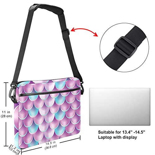 Sacoche ordinateur portable 13.3 pouces multicolore 04 avec sangle épaule - 5