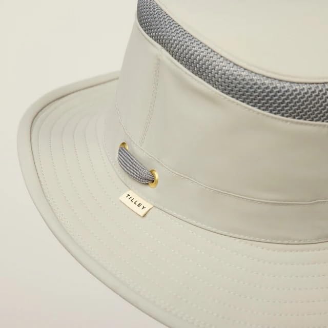 Image of Tilley LTM5 Airflo Medium Brim Hat - Ultralight, Buoyant & Breathable, UPF 50+ Sun Protection, Water-Resistant