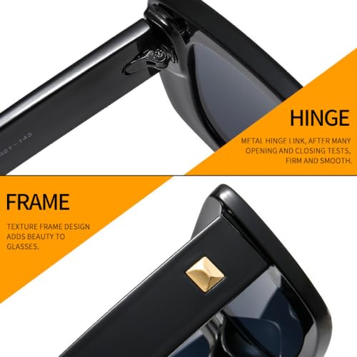 Lunettes de soleil carrées thé léopard pour vos terrasses d'été