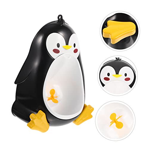 WATIIFUFU Urinal for Toddlers Wall Potty Urinal Boy Potty Pee Training Urinal Toilet Urinal Potty Training for Boys Potty Urinal Kid Urinal Mobile Toilet Urinal for Boys Abs Black