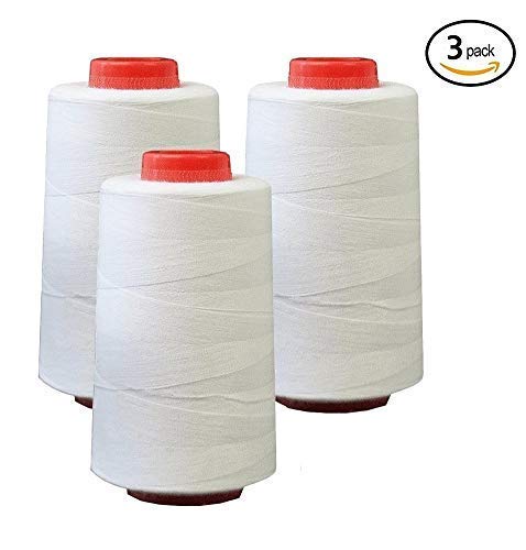 Hilo para overlock blanco pack 3 de poliéster miniatura 2