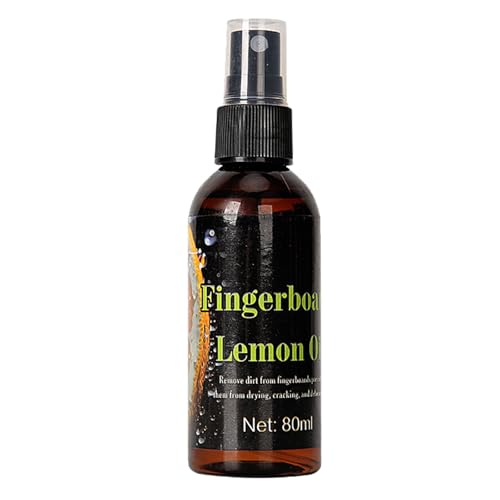 Griffbrett-Zitronenöl,Premium Guitar Care Kit,Gitarren-Griffbrett-Pflegeset,Gitarrenreinigungszubehör,Gitarrensaitenöl,Gitarre,Politur,80ML