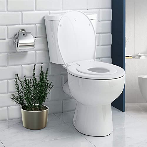 Himimi Familien Toilettensitz mit magnetischem Kindersitz