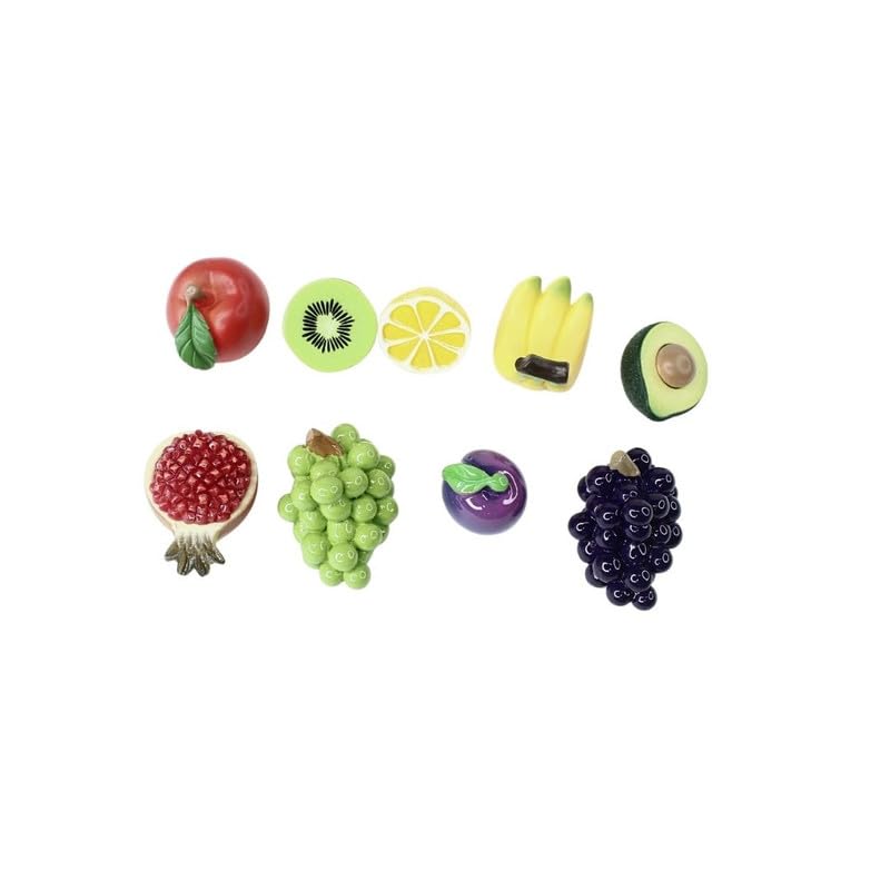 Wonderland Deluxe Miniature Fruit Collection - 8 Piece Set| Doll House Accessories| mini Fake Food Miniatures for Craft, Education Purpose| Fairy Garden Accessories-image-21