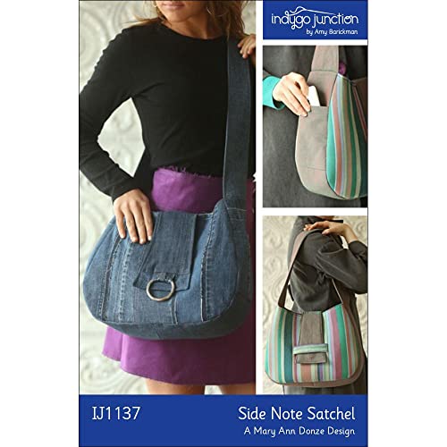 Indygo Junction Side Note Satchel Sewing Pattern #TOP8