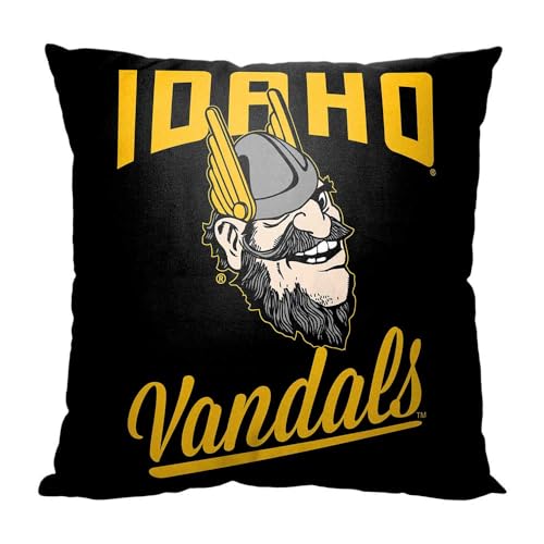 Northwest NCAA Idaho Vandals Alumni Double-Sided Printed Throw Pillow, Soft Decorative Polyester Fan Cushion, Couch Bed or Game Room Decor, 18 x 18 in
