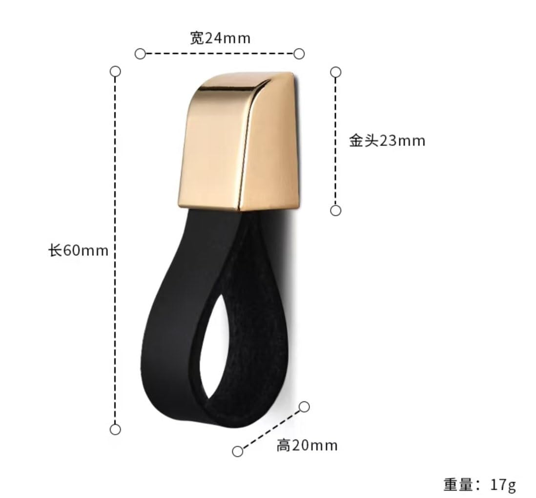 Set of 2 Washed Antique White Cast Iron Drawer Handle