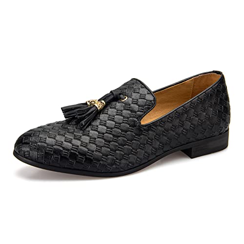 Image of JITAI Men's Fashion Loafers Wedding Shoes Loafers for Men Party Shoes