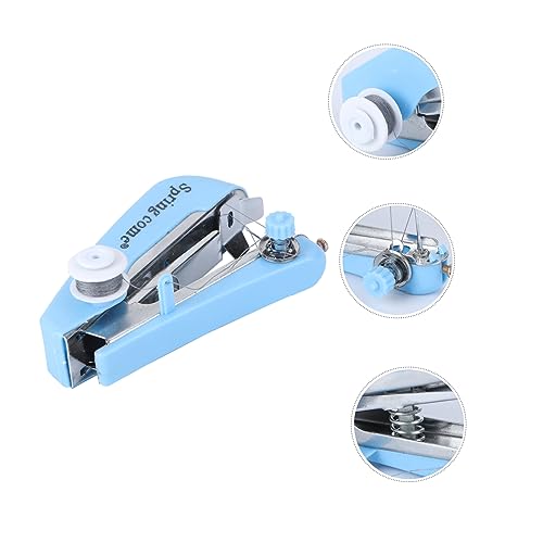 Operitacx Naaldenmachine 2 Stuks draagbare naaimachine handige steeknaaimachine handnaaimachine mini-naaimachine handmatige naaimachine ronddolen - Image 4