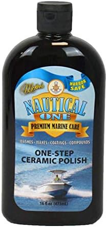 - Nautical One One-Step Ceramic Polish | All in One Polish Ceramic Sealant for Gel Coat Marine