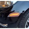 iJDMTOY Clear Lens Amber Full LED Front Side Marker Light Kit Compatible With 2012-14 Mercedes W204 LCI C250 C300 C350 Sedan/Coupe, Powered by SMD LED, Replace OEM Sidemarker Lamps